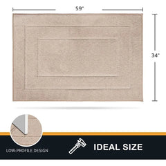 Dirt Trapper Door Mat 34" X 59", Non-Slip/Skid Machine Washable Entryway Area Rug, Dog Doormat, Super Absorbent Welcome