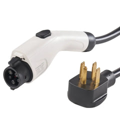 Level 2 Portable EV Charger 32 Amp 240V Electric Vehicle Charger with 28 ft Charging Cable NEMA 1450P Plug 16 20 24 32A Adjust