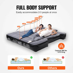 VEVOR Truck Bed Air Mattress Full Size Short Truck Beds Inflatable Air Mattress Camping Bed