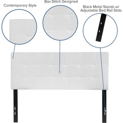 Quilted Tufted Upholstered Full Size Headboard in  cabeceira de cama box casal  headboard