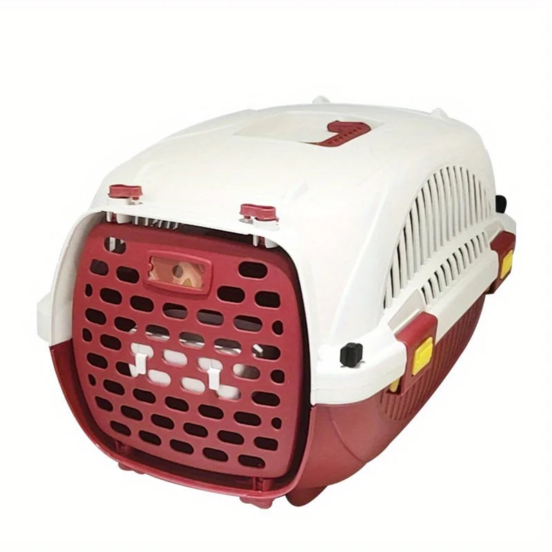 Pet Air carrier Cat cage Go out Carry a portable dog carrier portable travel dog plane check