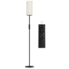 66.5" Floor Lamp with Remote Control and Smart Bulb Included