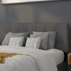 Quilted Tufted Upholstered Full Size Headboard in  cabeceira de cama box casal  headboard