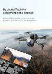 2025 D6 Mini Drone 4k Profesional 8K HD Camera Obstacle Avoidance Aerial Photography Brushless Foldable Quadcopter Gifts Toys