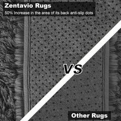 Area Rugs for Living Room  Rugs for Bedroom 6x9 Carpet Fluffy Fuzzy Soft Shag Aesthetic Plush High Pile Throw Rug for Nursery