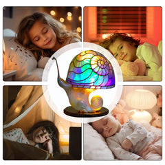 Retro Mushroom Table Lamp Plant Design Home Table Decoration Resin Plant Shape USB Charging Bulb Lamp Dark Decor For Kitchen