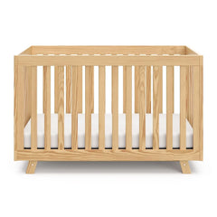 3-in-1 Convertible Crib (Natural) – Converts from Baby Crib to Toddler Bed and Daybed, Fits Standard Full