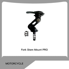 Motorcycle Handlebar Clamp Stem Fork Mount PRO Holder Phone Mount Vibration Dampener MAG Universal Adaptors Wireless Charger