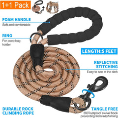 Heavy Duty Tactical Dog Harness for Large Dogs, No Pull Adjustable Pet Harness Reflective Service Training Easy Control
