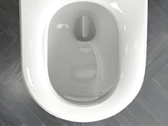 Smart Toilet with Bidet Built In, Foot Sensor Operation, Elongated Tankless Toilet with Automatic Flush,Heated Bidet Seat