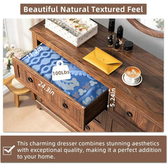 Farmhouse Dresser and Nightstand sets.54" Dresser and Nightstand Set for Bedroom, Living Room