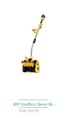 18-Inch 13.5-Amp Corded Electric Snow Blower Efficient Snow Removal Machine 700 lbs/min Comparable to Gas-Powered Thrower 30'