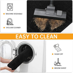 Door-Mat Non-Slip Front Doormat Entrance Mats for Front Door Entry Resist Dirt Washable Doormat Absorbent Entryway Door Mat