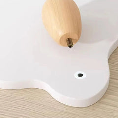 Wooden Desktop Computer Heightening Rack Comfortable Viewing Height Elevated Laptop Stand Space Saving