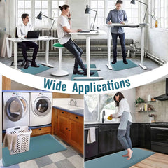 Anti-Fatigue Standing Mat, Kitchen Mat with PVC Waterproofing, Non-Slip Kitchen Rug