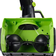 18-Inch 13.5-Amp Corded Electric Snow Blower Efficient Snow Removal Machine 700 lbs/min Comparable to Gas-Powered Thrower 30'