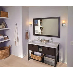 Voss Chrome One-Handle Single Hole Bathroom Sink Faucet with Optional Deckplate, 6903