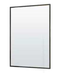 Rectangle Wall Mirror,Aluminum Frame Vanity Mirror for Entryway, Living Room, Bedroom Bathroom, Hangs Horizontally or Vertically
