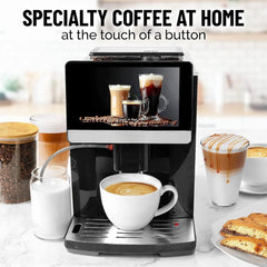 Fully Automatic Espresso Machine, 19 Customizable Coffee Options, Auto-Cleaning for Easy Maintenance, Portable Coffee Maker