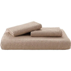 Cotton Duvet Cover King - 100% Cotton Waffle Weave Coconut White Duvet Cover King Size, GentleSoft™ and Breathable Bedding Set
