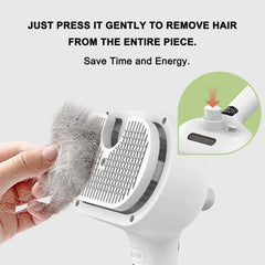 Dog Brush For Grooming Cat Detangling Shedding Comb Pet Spray Hair Removal Comb For Small Medium Animlas