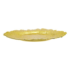 24-Pack Western Style Snowflake Plates, Plastic Gold/Silver, Durable & Elegant for Dining