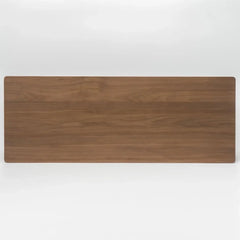 Bar table wooden bar counter with natural walnut veneer, 17.72" x 47.24" x 42.01"