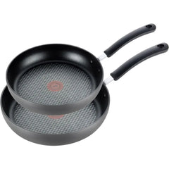 Ultimate Hard Anodized Nonstick Cookware Set 17 Piece Oven Safe 400F, Lid Safe 350F Pots and Pans, Dishwasher Safe Black