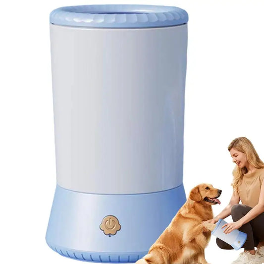 1Pcs Electric Pet Foot Washer Cup Silicone Soft Foot Cup Cat Foot Cleaning Bucket Dog Paw Cleaner Cup Quick Claw Care Cleaner