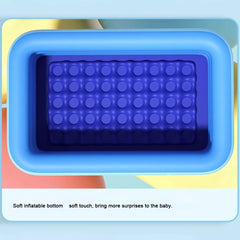 Inflatable Swimming Pool Large Family Pools 120cm Rectangle Framed Children Swimming Pool Summer Outdoor Kids Baby Bathtub Toys