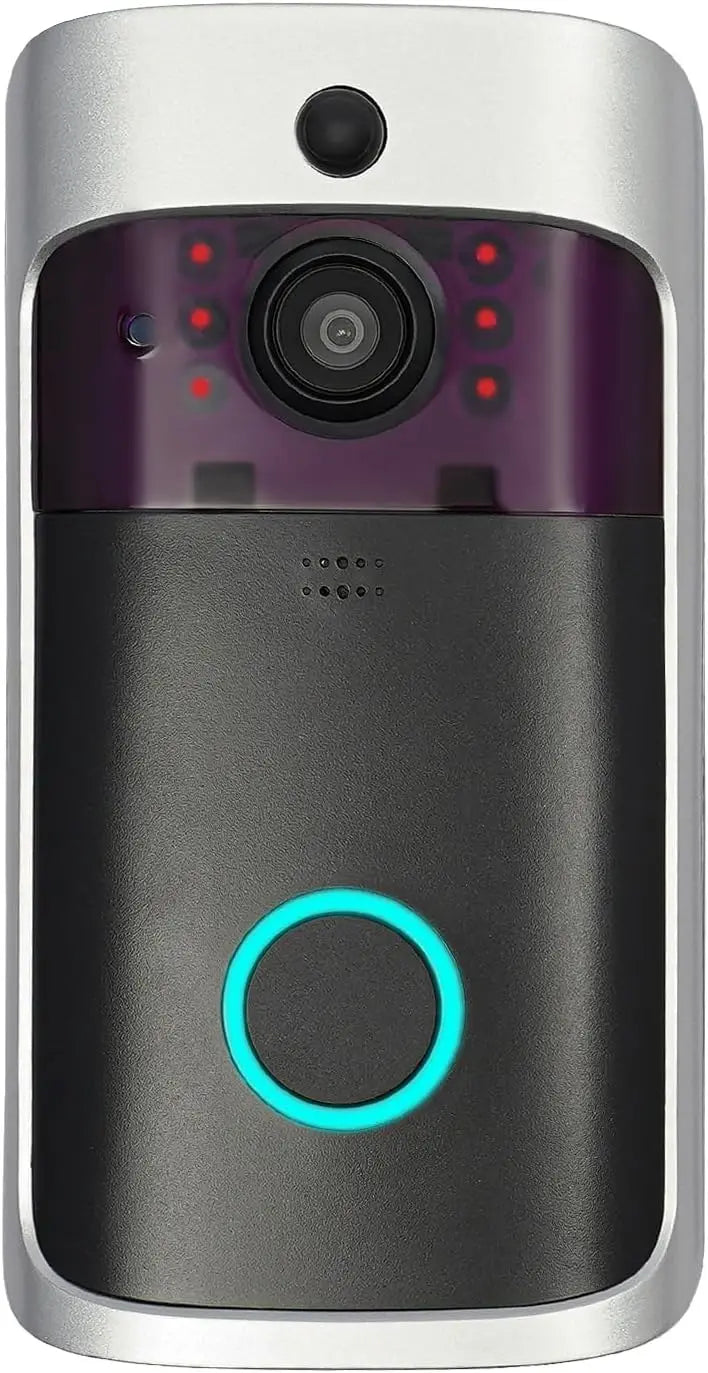 Smart WiFi Video Doorbell with Night Vision Camera SmartSensor for Doors and Windows, APP SmartCamera with Voice Control