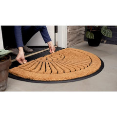 Rubber-Backed Natural Coir Doormat, Entry Mat for Indoor or Outdoor Use, 24"x39", C04 (C04S2439CR)