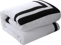 Ritz 20 Piece Comforter Set Color Blo Bed In A Bag With Sheets Ains, Queen, White