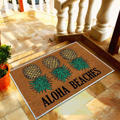 Cartoon Pineapple Pattern Entrance Doormat Comfortable Non-slip Bathroom Floor Mats Home Decor Kitchen Rugs Welcome Door Mat