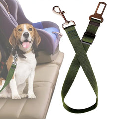 Dog Auto Car Safety Belts Pet Car Harness Adjustable Strap Buckle Clip Seatbelt Easy Control Vehicle Seat Belt Attachment