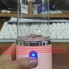 Portable Juicer Blender 400ml Electric Fruit Juicer USB Charging Lemon Orange Fruit Juicing Cup Smoothie Blender Machine 2cups