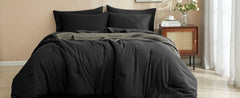 PHF 7 Pieces California King Comforter Set, Lightweight Bed in A Bag & 18" Sheet Set for All Season, Ultra Soft Cozy Bedding wit