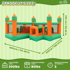 Sports & Outdoor Play Inflatable Bounce House Kids Obstacle Bouncy Castle for Outdoor Indoor Inflatable Bouncers