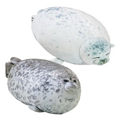 Toy Baby Sleeping Throw Pillow Gifts for Kids Girls 30CM Angry Blob Seal Pillow Chubby 3D Sea Lion Doll Plush Stuffed