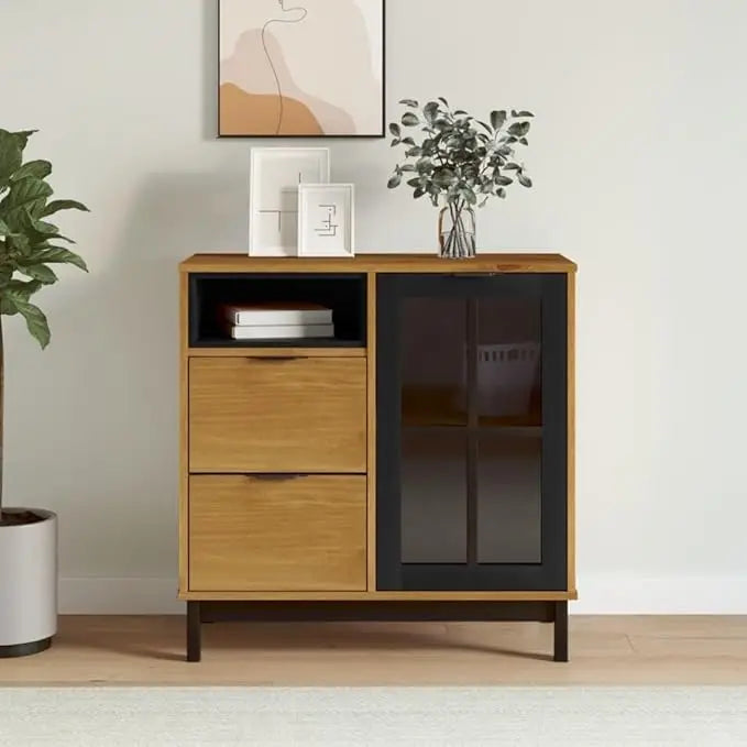 Wooden Buffet Sideboard Storage Cabinet Console Table Kitchen Dining Room Furniture Organizer, Entryway Cupboard