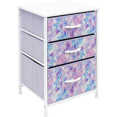 Nightstand Storage Organizer with 3 Drawers - Kids Girls, Boys Bedroom Furniture Storage Chest for Clothes, Closet Organization