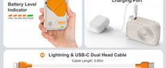 6-in-1 multifunctional power bank magnetic magnetic adsorption for wireless charging, 10000 mAh phone holder 22.5W fast charging