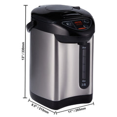 SucceBuy Hot Water Dispenser Adjustable 4 Temperatures Water Boiler and Warmer 304 Stainless Steel Countertop Water Heater 3-Way