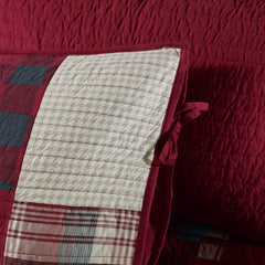 Woolrich Daybed Cover Set - Cabin Lifestyle, Patchwork With Moose Design All Season, Lightweight And Breathable Cozy Bedding