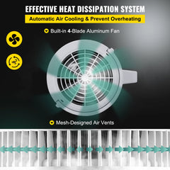 SucceBuy 4L Water Distiller Purifier Filter Dispenser Heating Drinking Bottle Softener 304 Stainless Steel Home Appliance