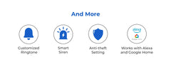 IMILAB Smart Home Video Doorbell Camera WiFi 2.5K Security Protection Human Detection Local Storag Instant Alert 5200mAh