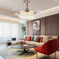 42"  Ceiling Fan with Light w/Remote Control 3 Gear Wind Flush Mount Ceiling Fan