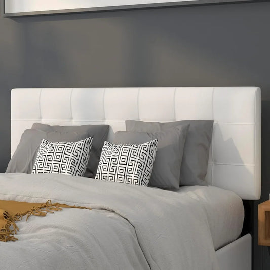 Quilted Tufted Upholstered Full Size Headboard in  cabeceira de cama box casal  headboard