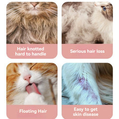 Cat Steam Brush, Spray Cat Brush, Pet Spray Hair Removal Comb for Shedding and Grooming, Water Brush for Cats Dogs Small Animals