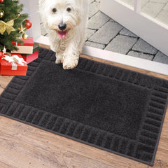 Door-Mat Non-Slip Front Doormat Entrance Mats for Front Door Entry Resist Dirt Washable Doormat Absorbent Entryway Door Mat